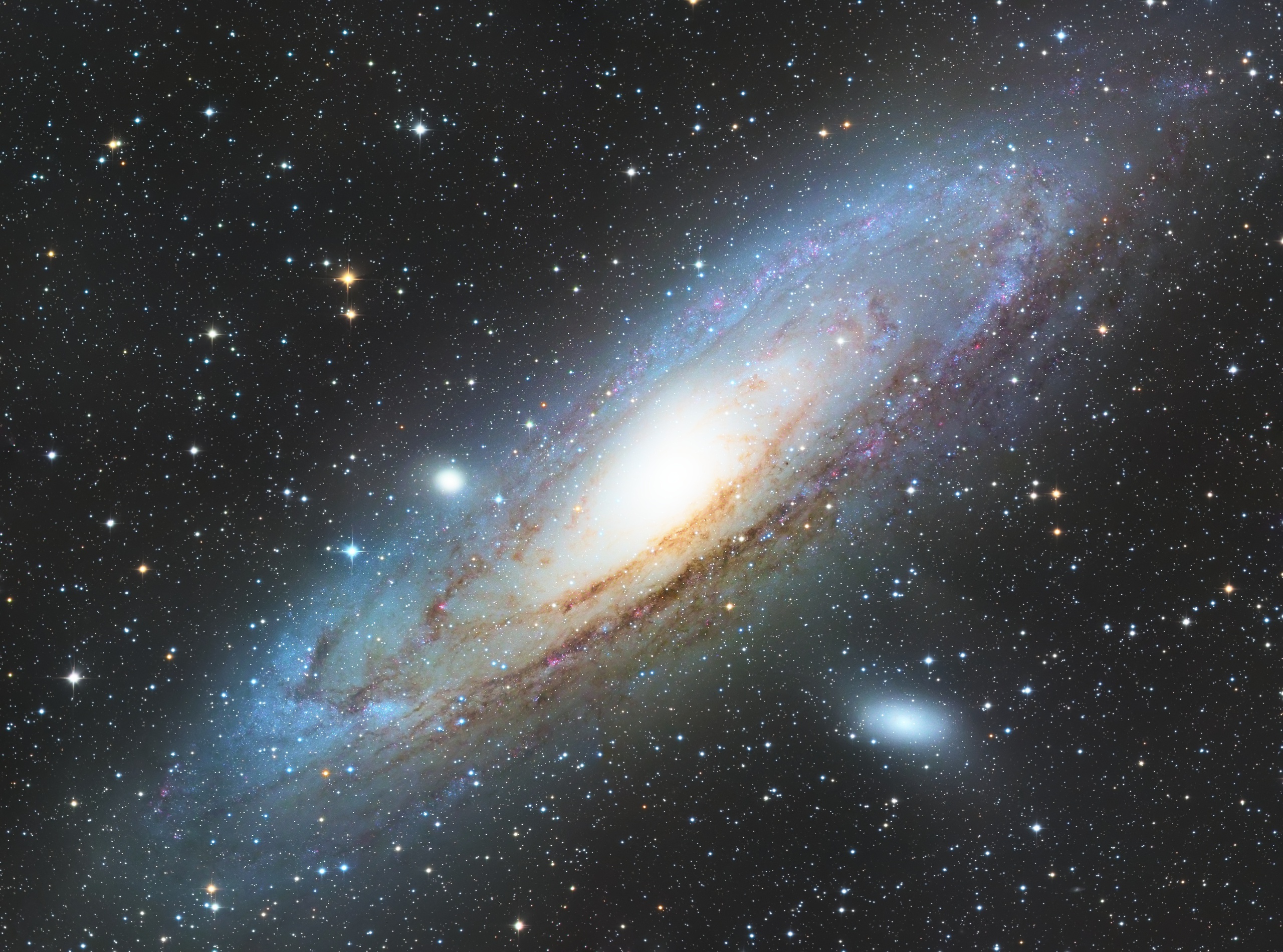 Vaccineren Pardon Huisje Andromeda Galaxy - 4 Panel Mosaic with 8" Newtonian ( Phil Brewer ) -  AstroBin