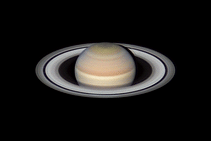 Saturn grows bigger, brighter (animation) ( Darren (DMach) ) - AstroBin